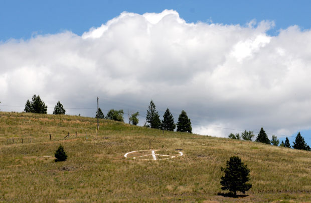 Waterworks Hill peace sign